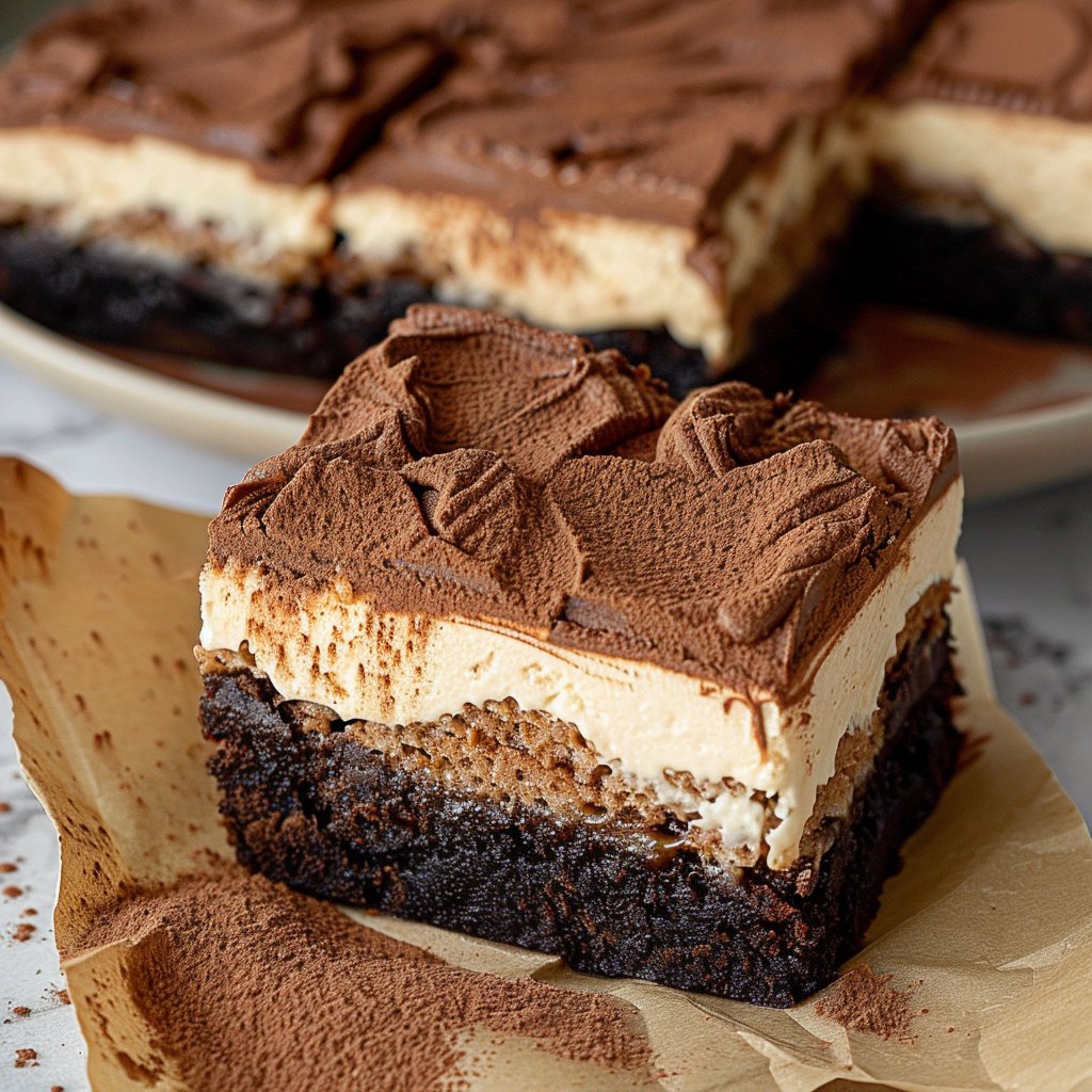 Tiramisu Brownies