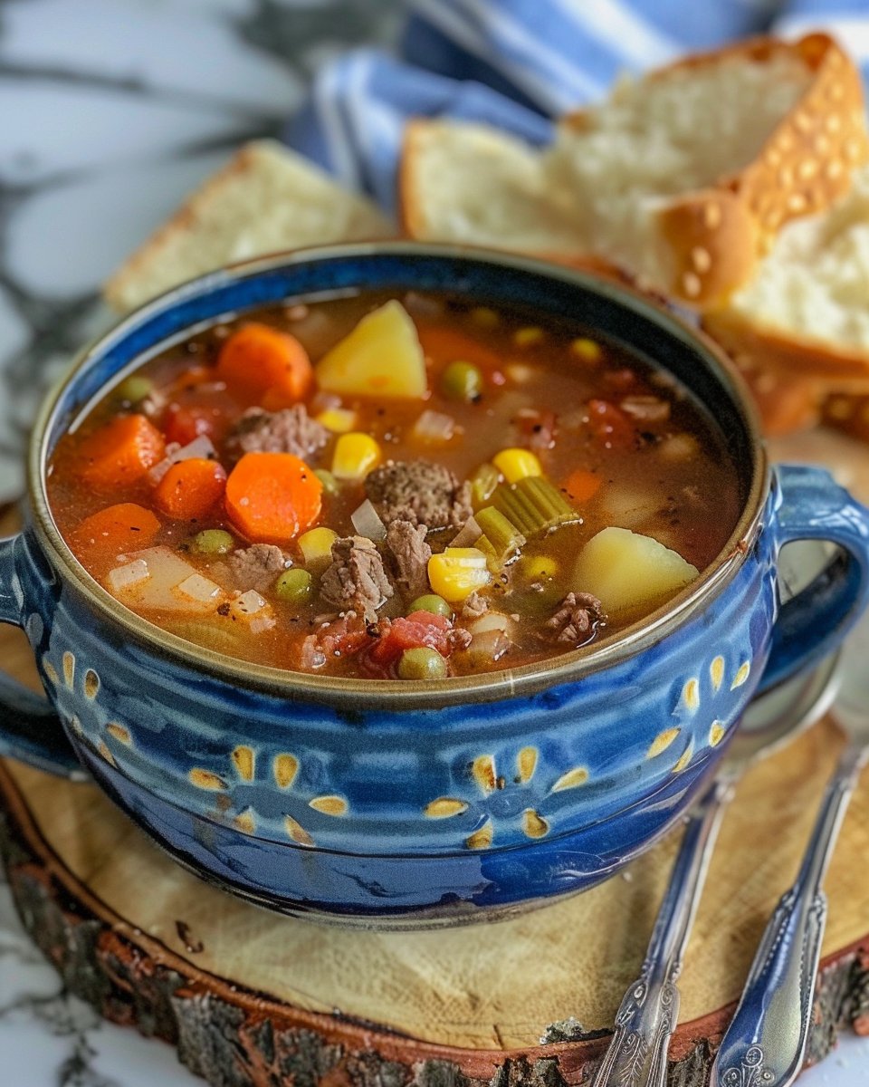 My Mom's Old-Fashioned Vegetable Beef Soup