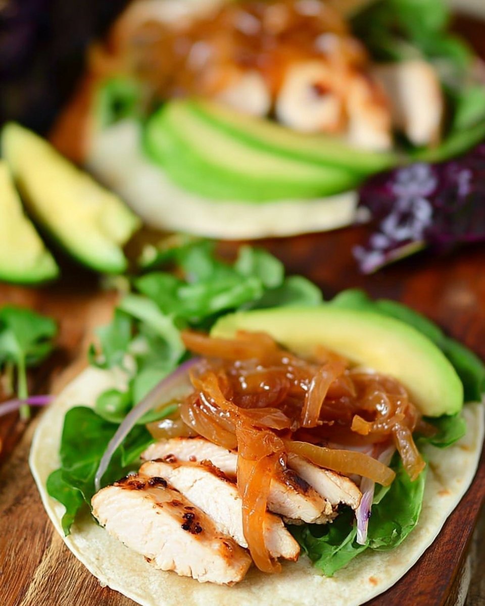Sweet and Spicy Tequila Chicken Tacos