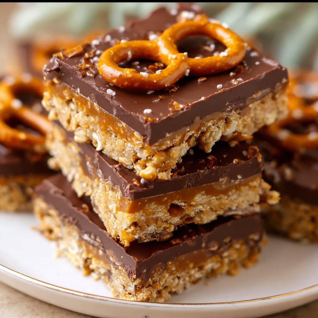 No-Bake Peanut Butter Pretzel Bars: A Quick and Delicious Treat 2 No-Bake Peanut Butter Pretzel Bars