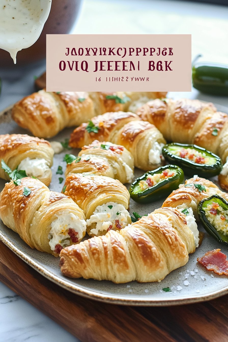 Jalapeno Popper Crescent Rolls