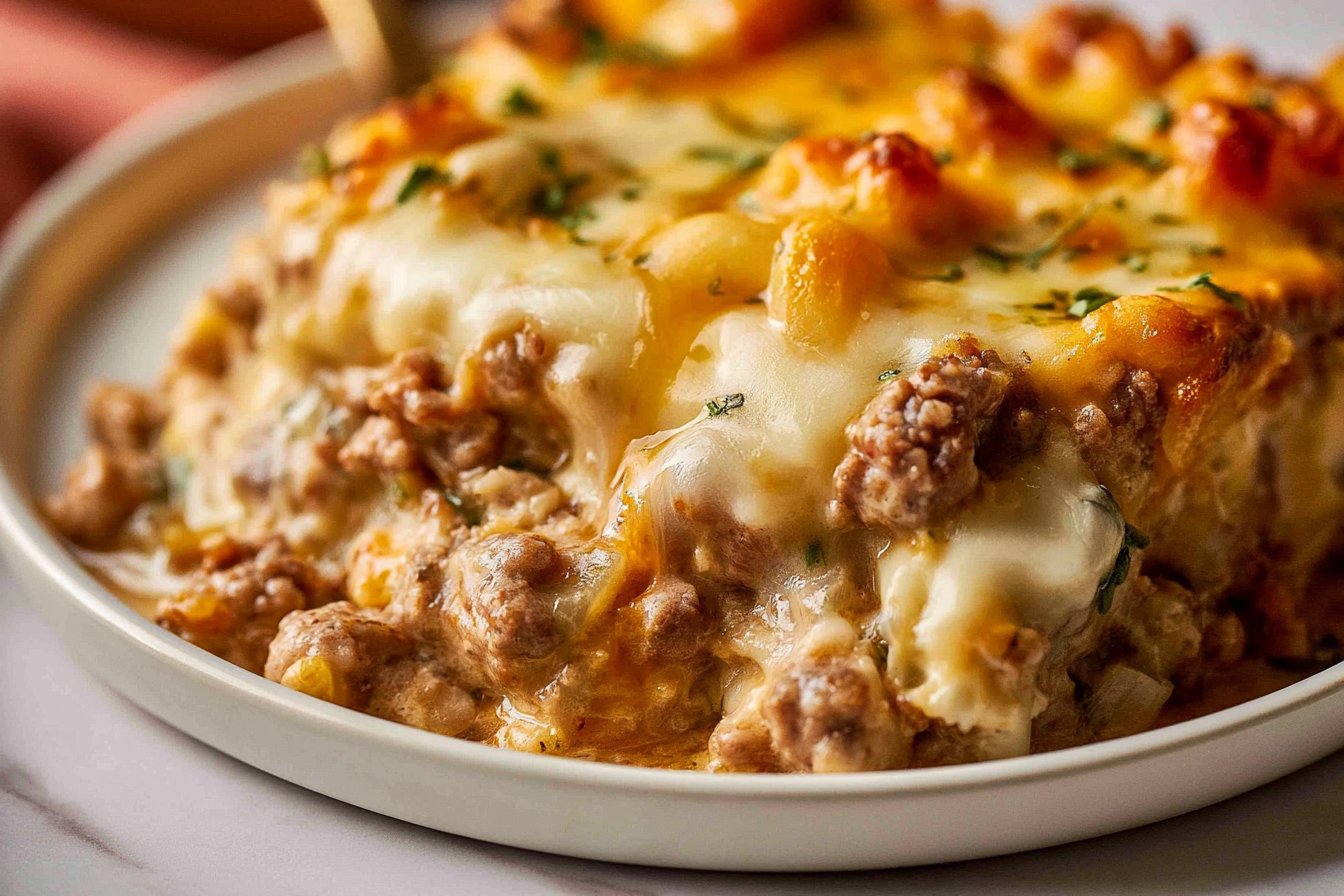 5-Ingredient Ground Beef Casserole