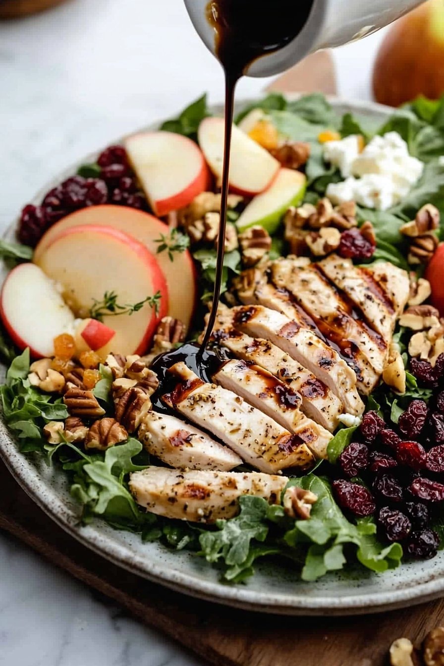 Fall Harvest Salad with Chicken