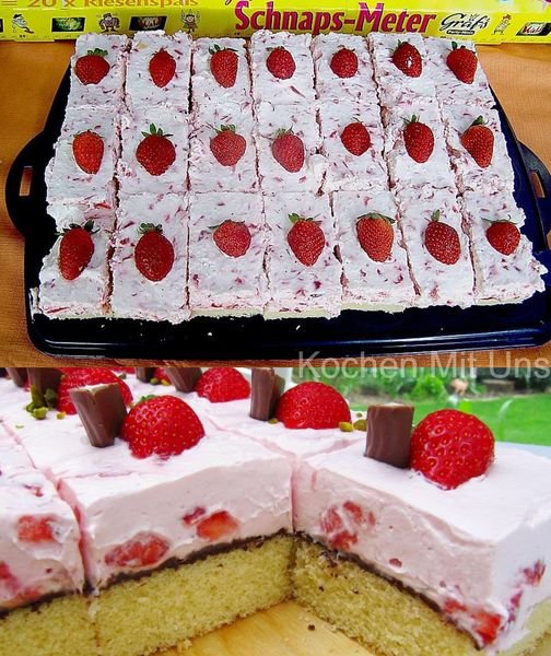 Erdbeerkuchen