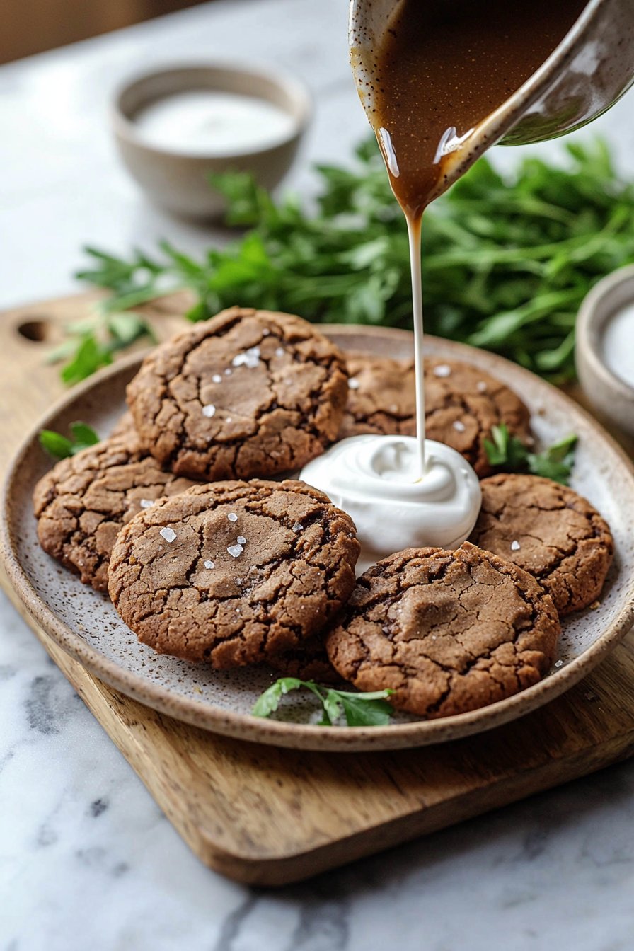 Molasses Cream Pie Cookies