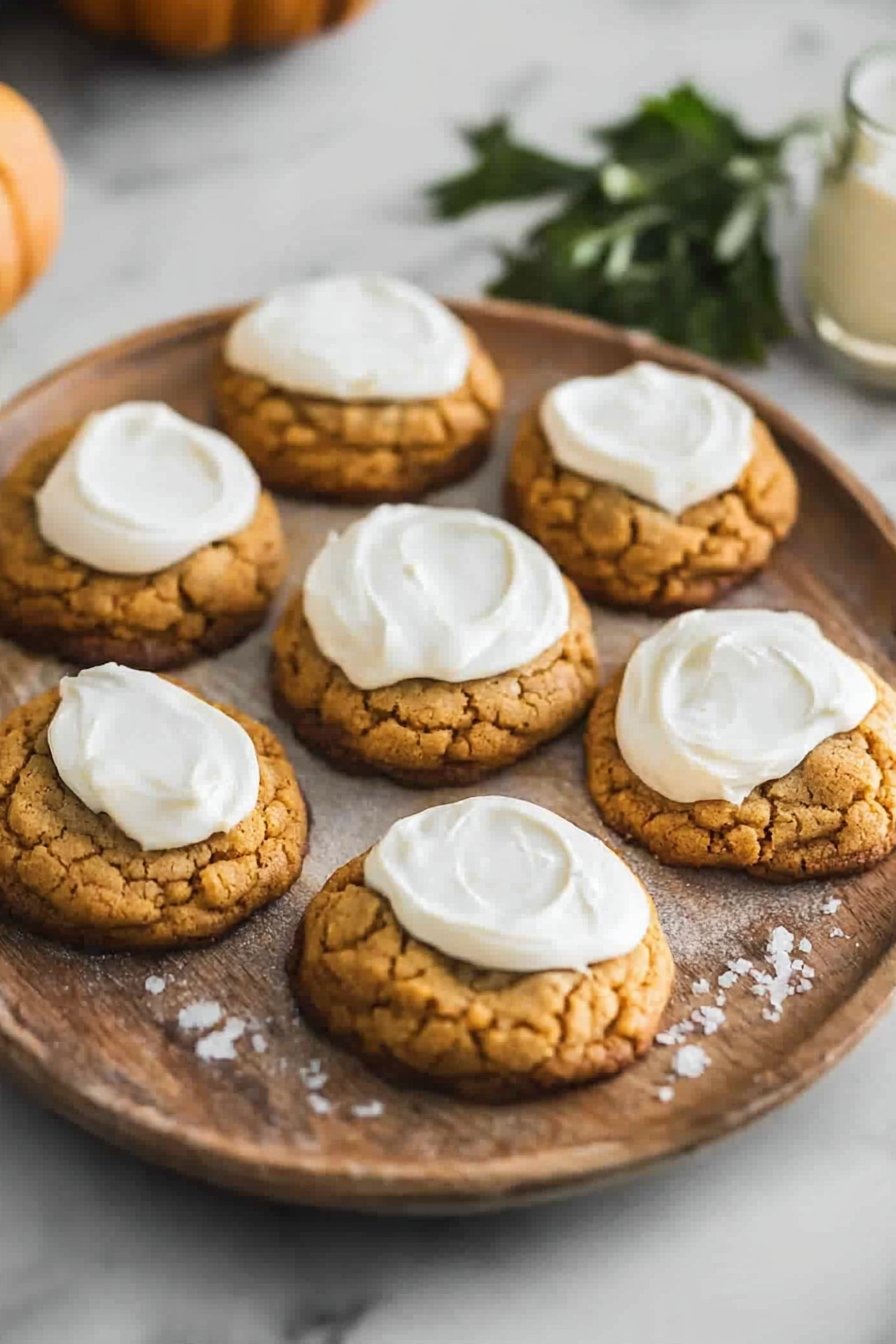 Soft Pumpkin Cookies with Cream Cheese Frosting &ndash; Fall Favorite