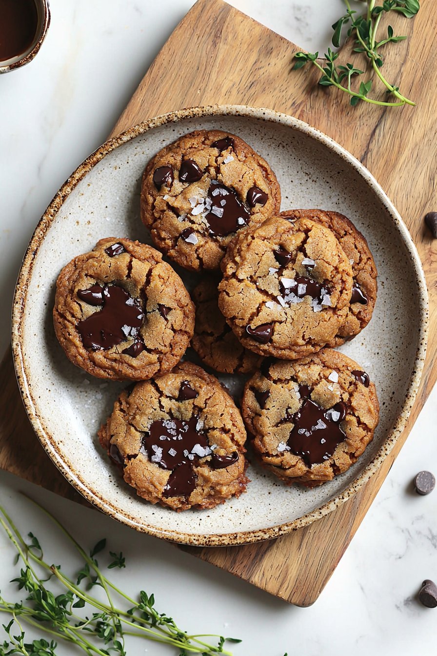 Brown Butter Pumpkin Chocolate Chip Cookies