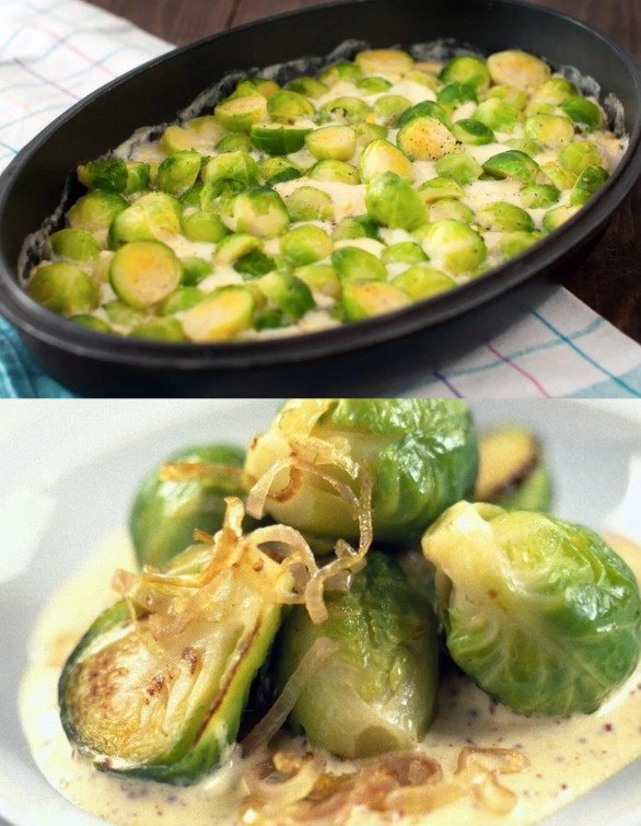 Rosenkohl in Frischkäse Senfsauce – Geschmackvoll