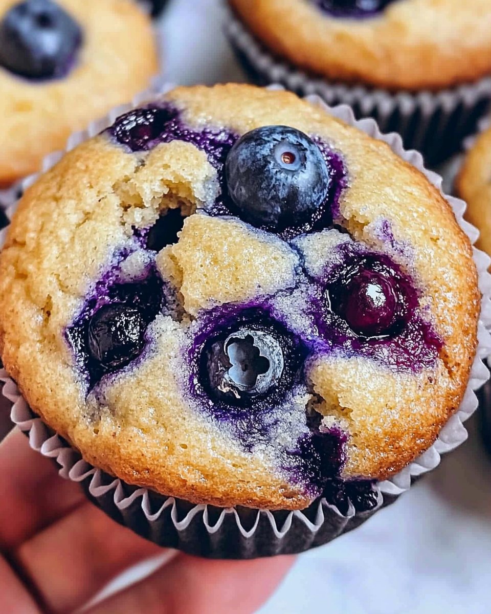 Vegane Blaubeermuffins