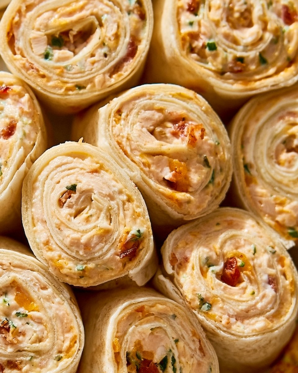 Bacon Ranch Pinwheels | Easy Appetizer Recipe | Finger Foods Pinwheels, Easy Party Appetizer Pinwheel Recipes, Potluck Pinwheels