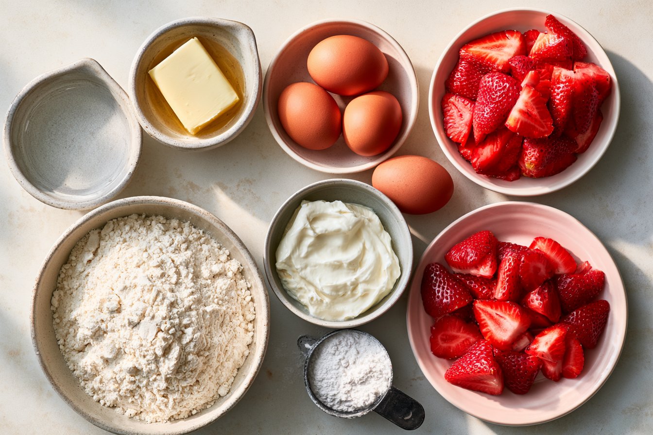 Strawberry Cream Puffs