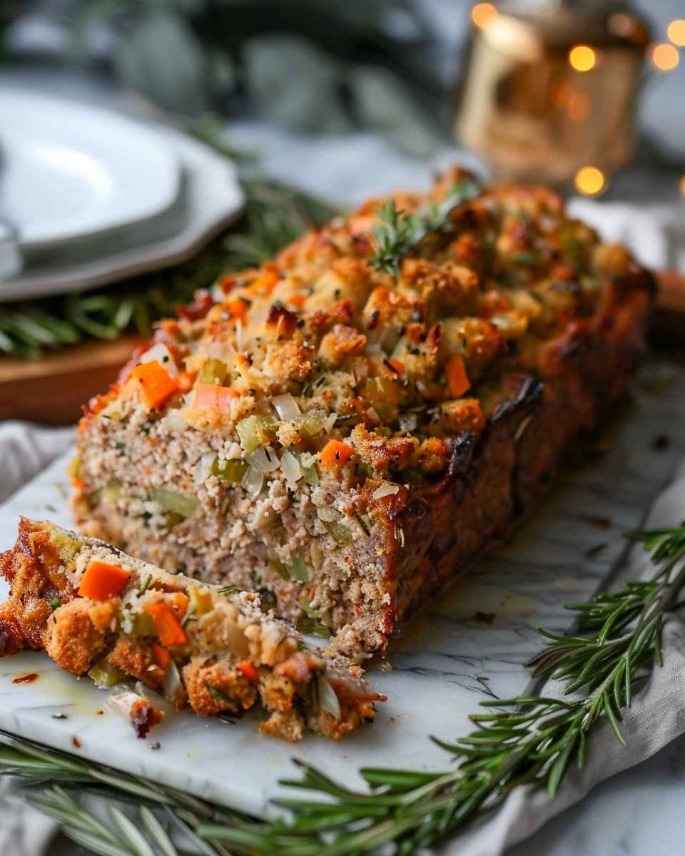 Turkey Stuffing Meatloaf