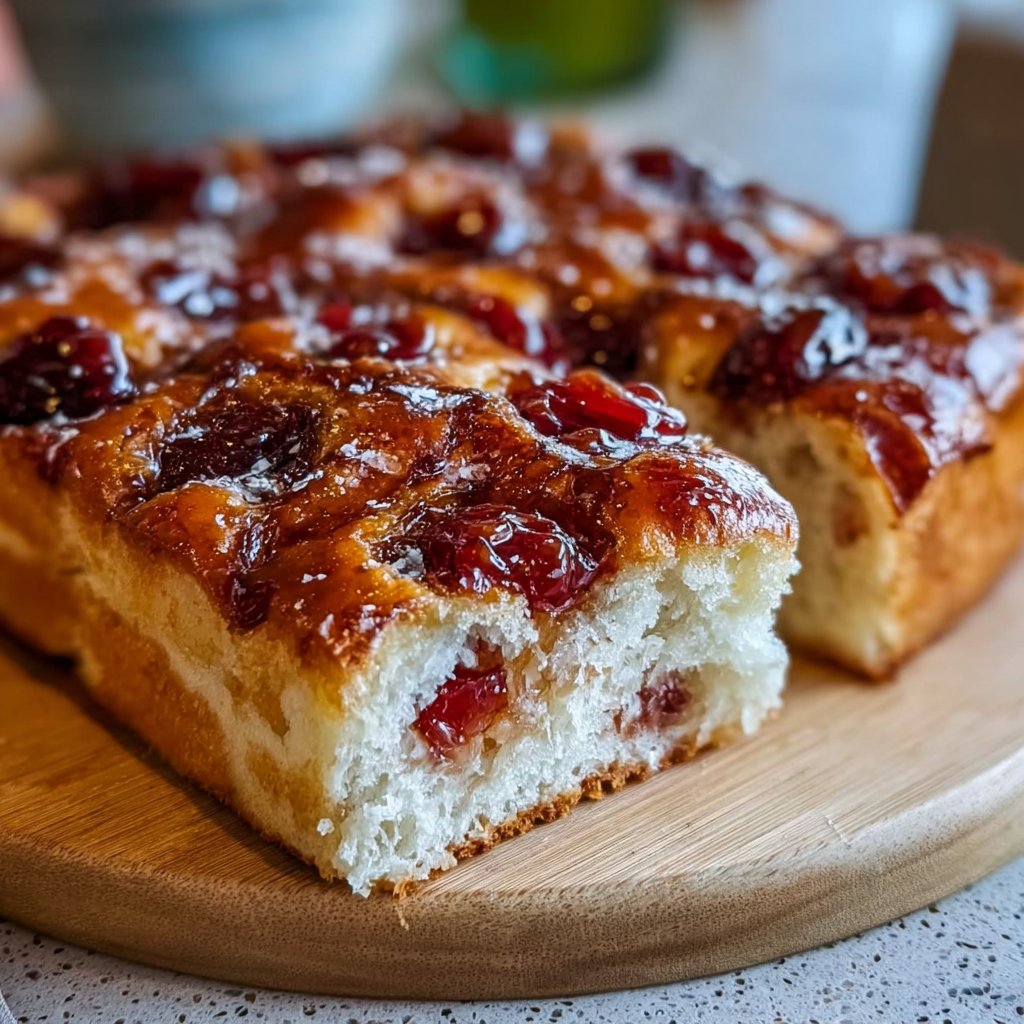 Jam Donut Focaccia
