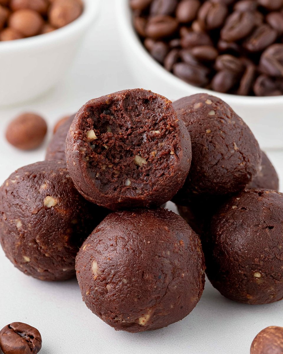 No Bake Brownie Bites