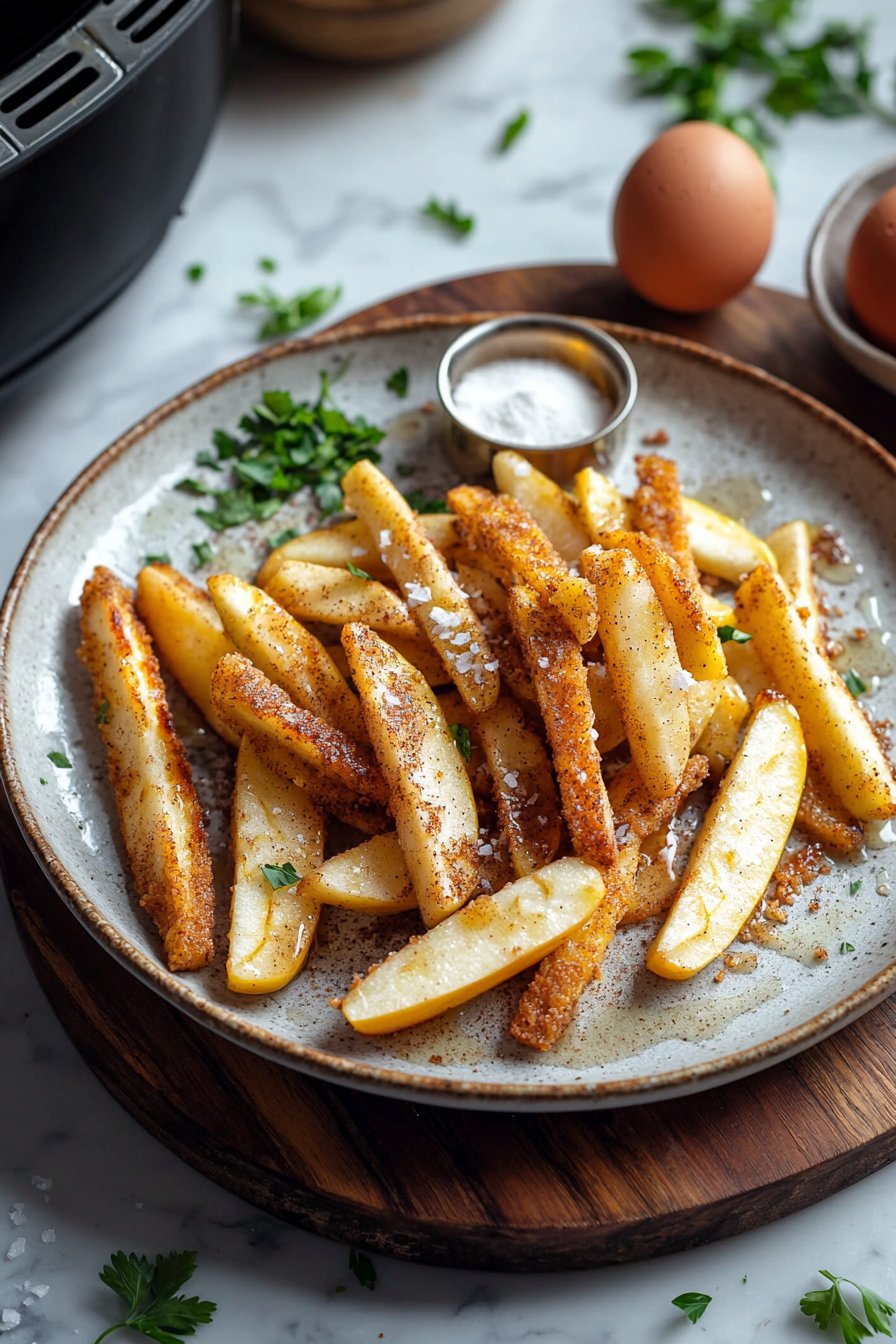 Air Fryer Apple Fries