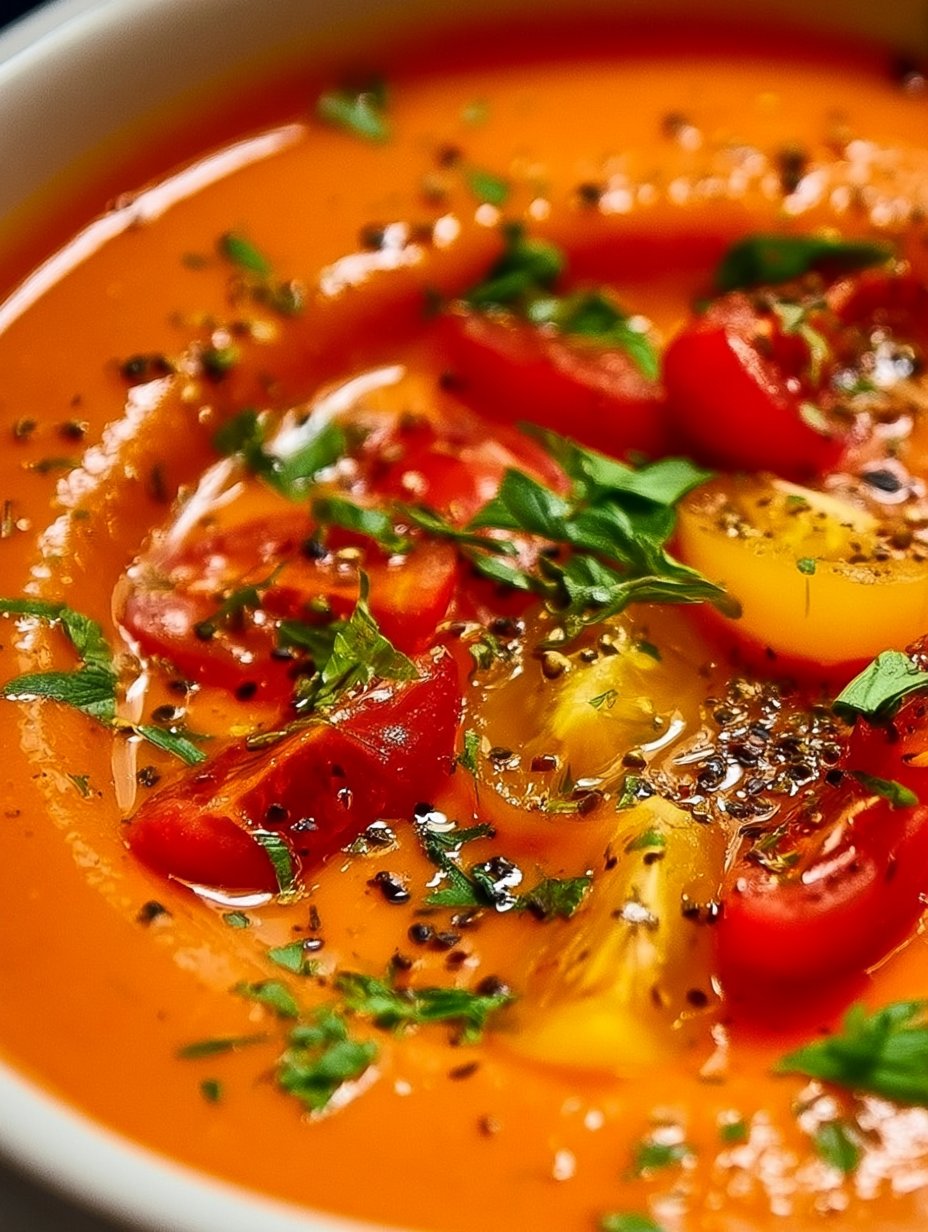 Receta de Gazpacho Fácil (Vegano)