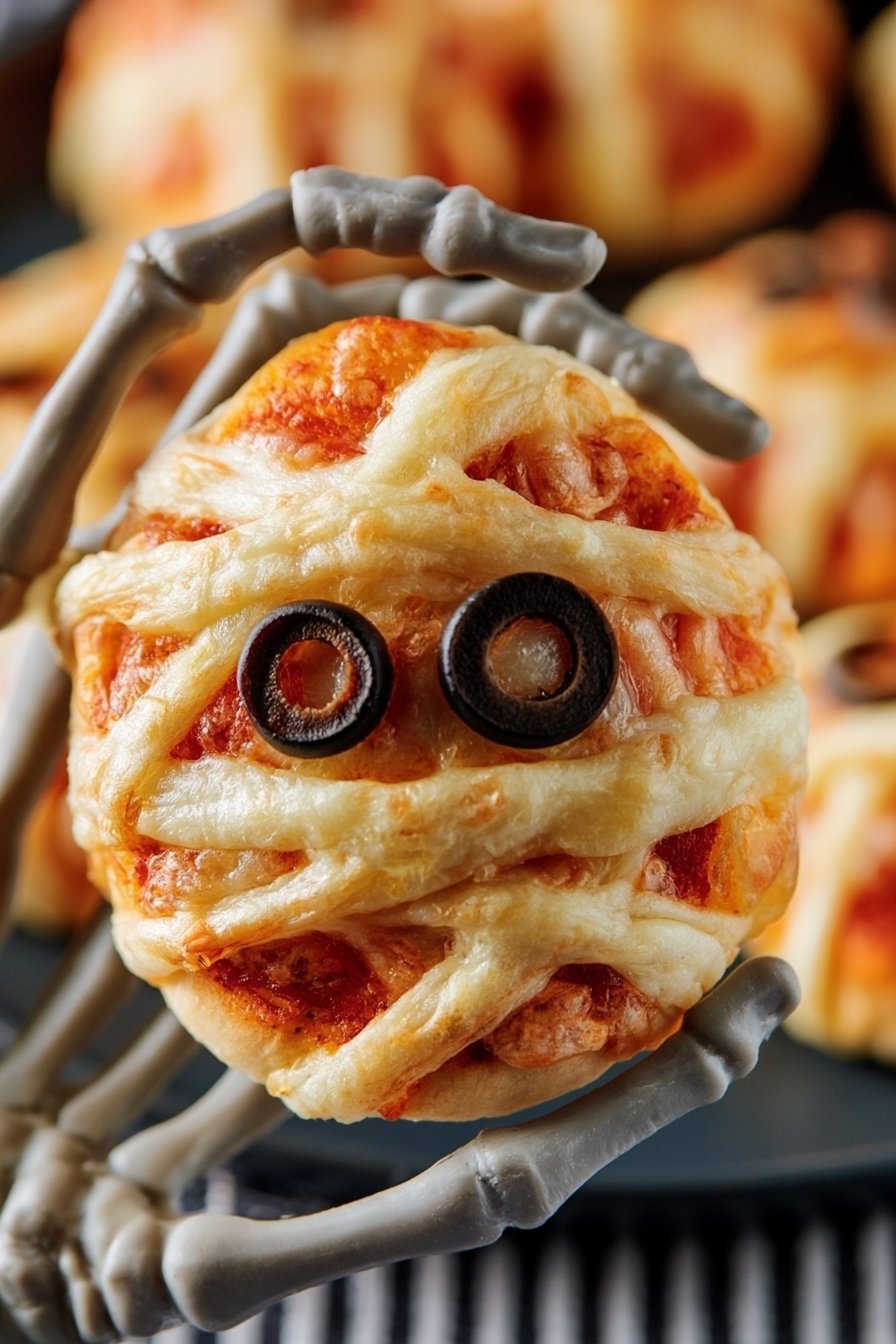 Mini Mummy Pizzas