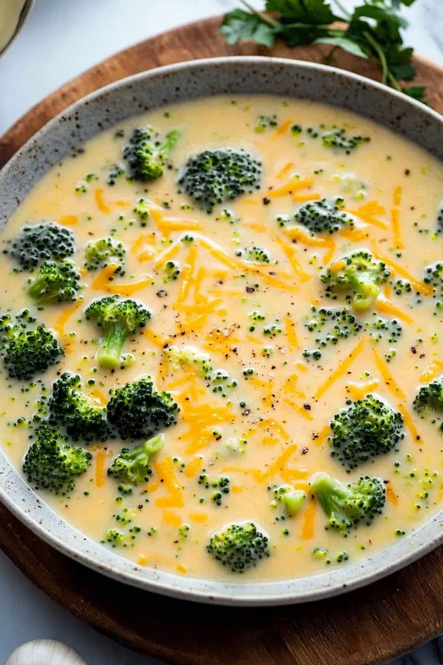 30 Minute Broccoli Cheddar Soup