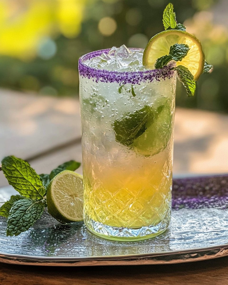 Lavender Mojito Mocktail
