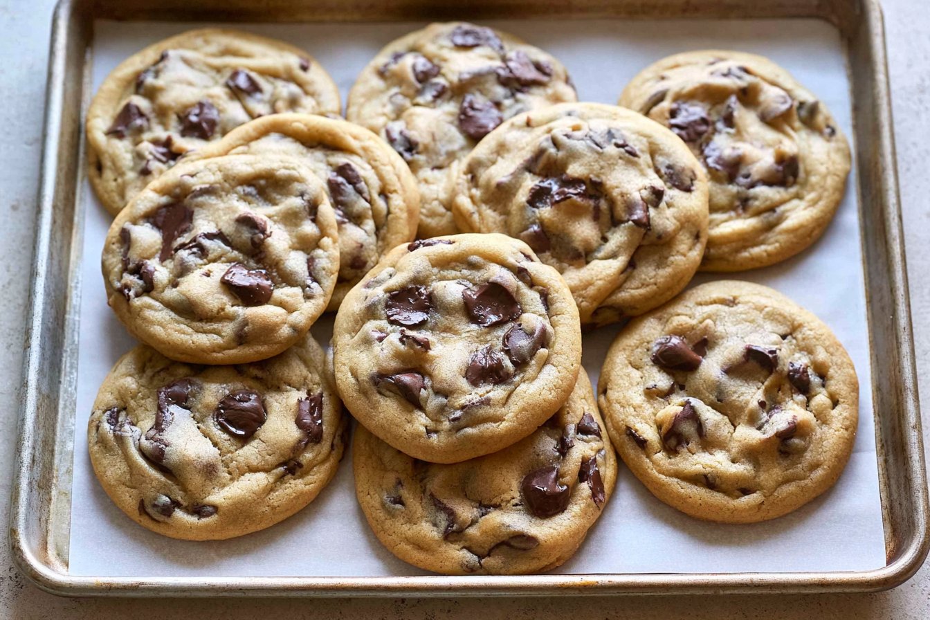 Soft and Chewy Chocolate Chip Cookies