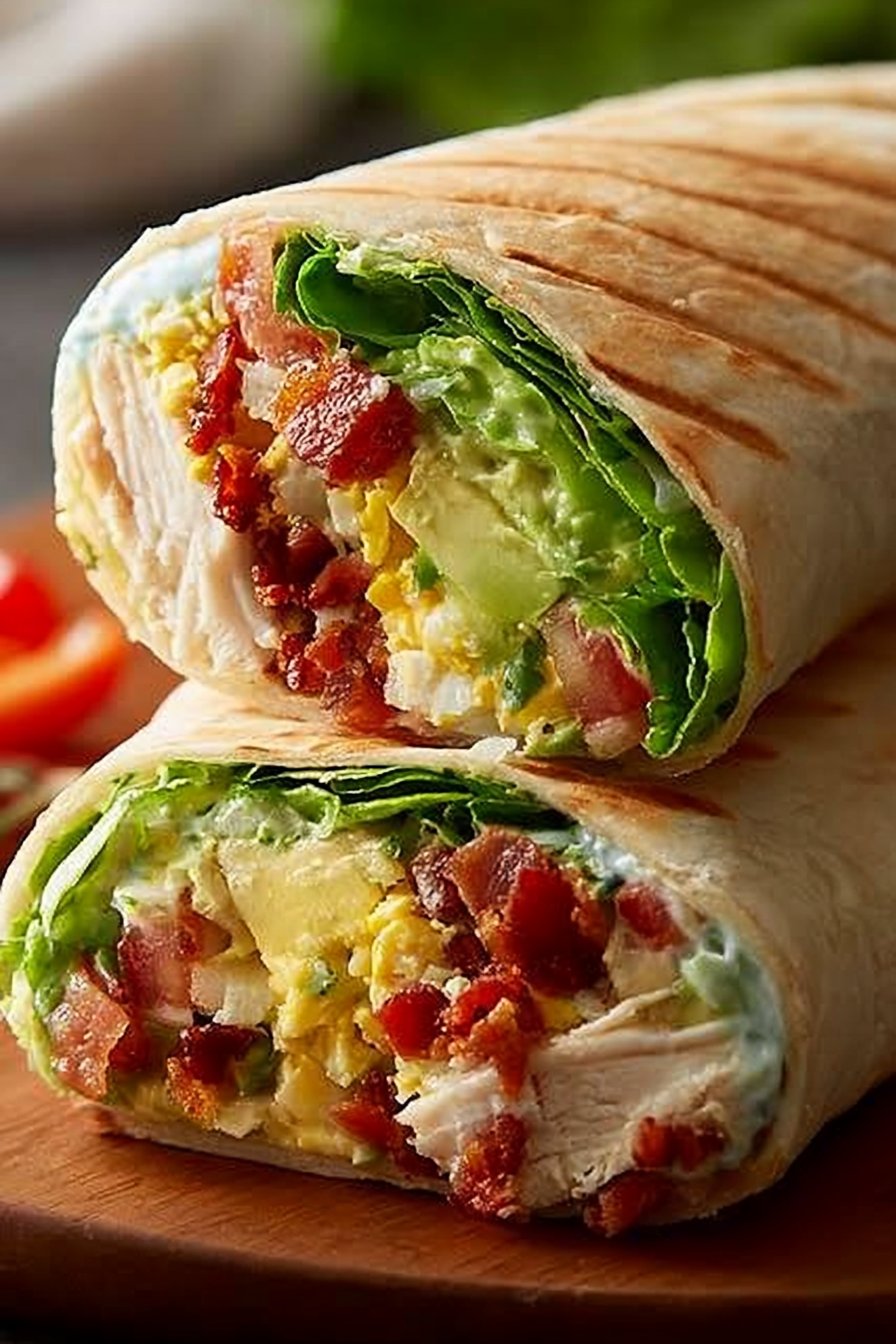 Irresistible Cobb Salad Wraps