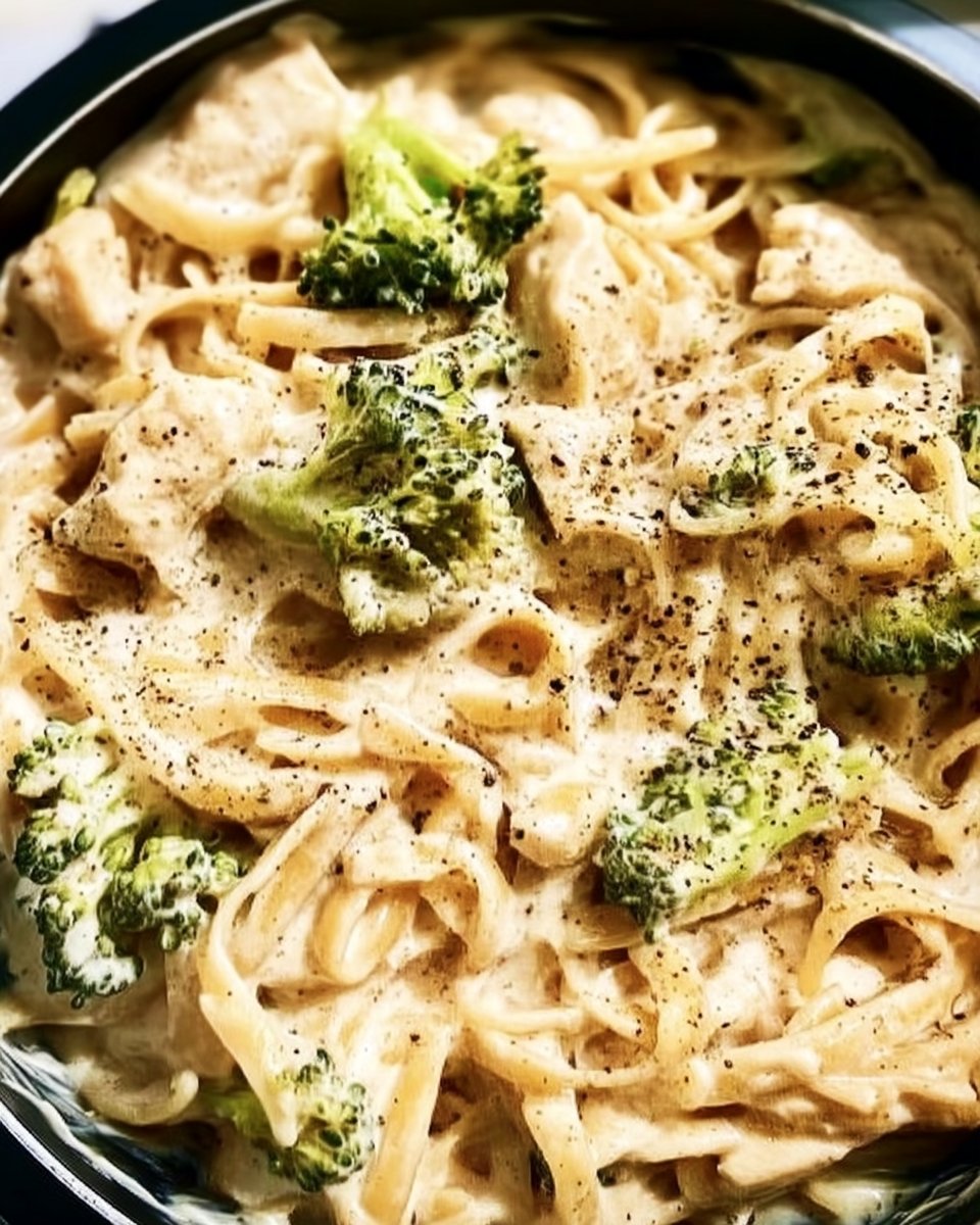 Healthy Creamy Chicken Alfredo