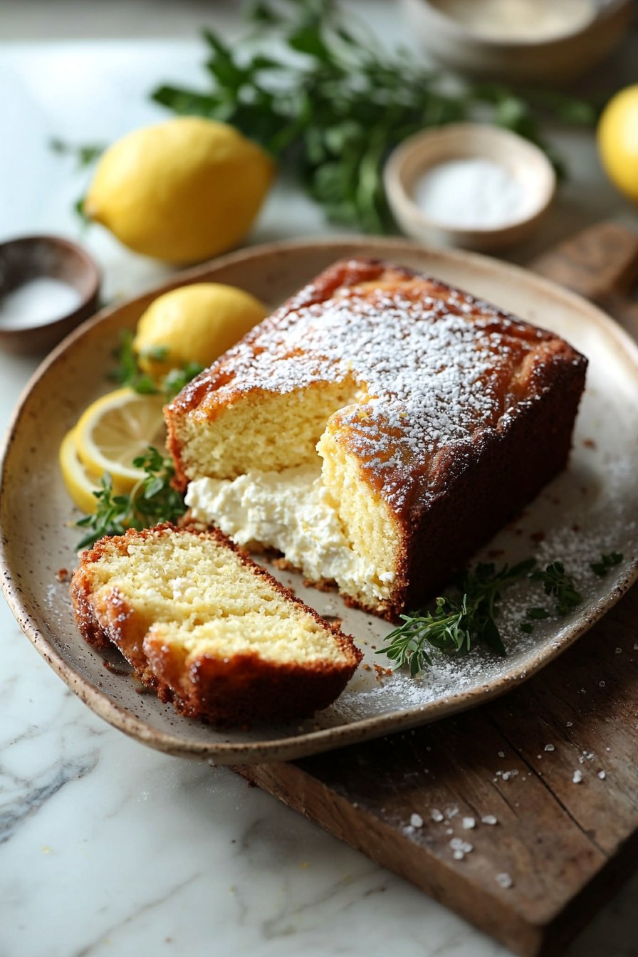 Lemon Ricotta Pound Cake