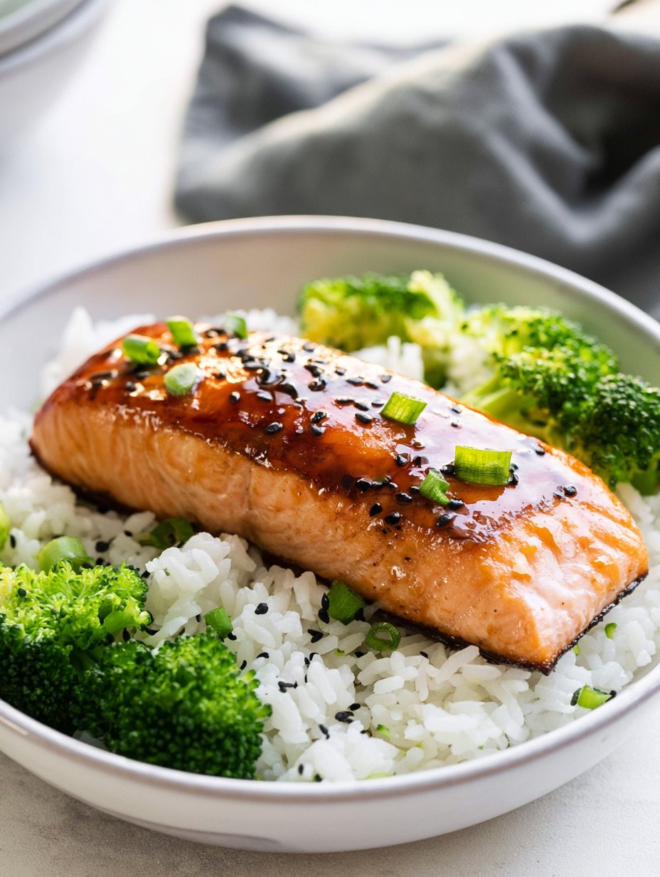 Salmón con Miel y Ajo en Freidora de Aire