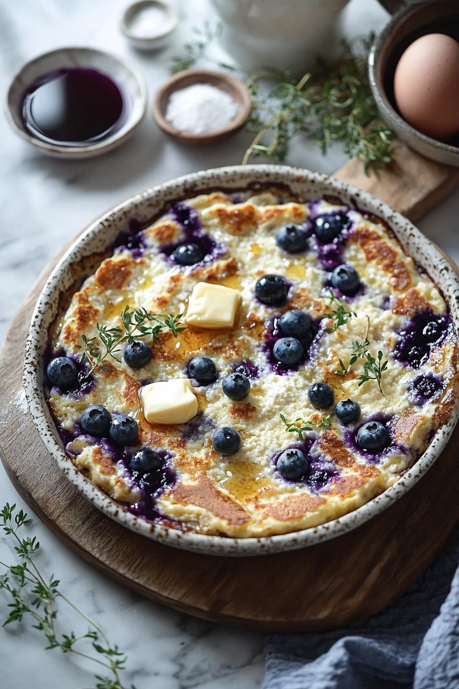 Blueberry Buttermilk Pancake Casserole