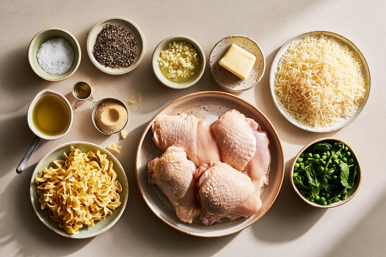 Chicken with Buttered Noodles