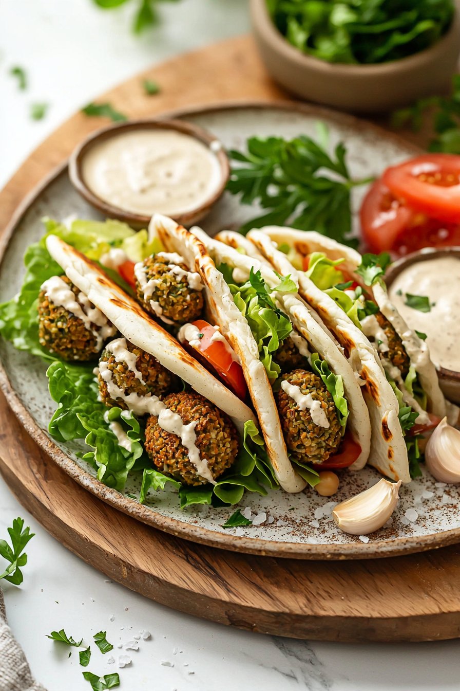Easy Falafel Wrap