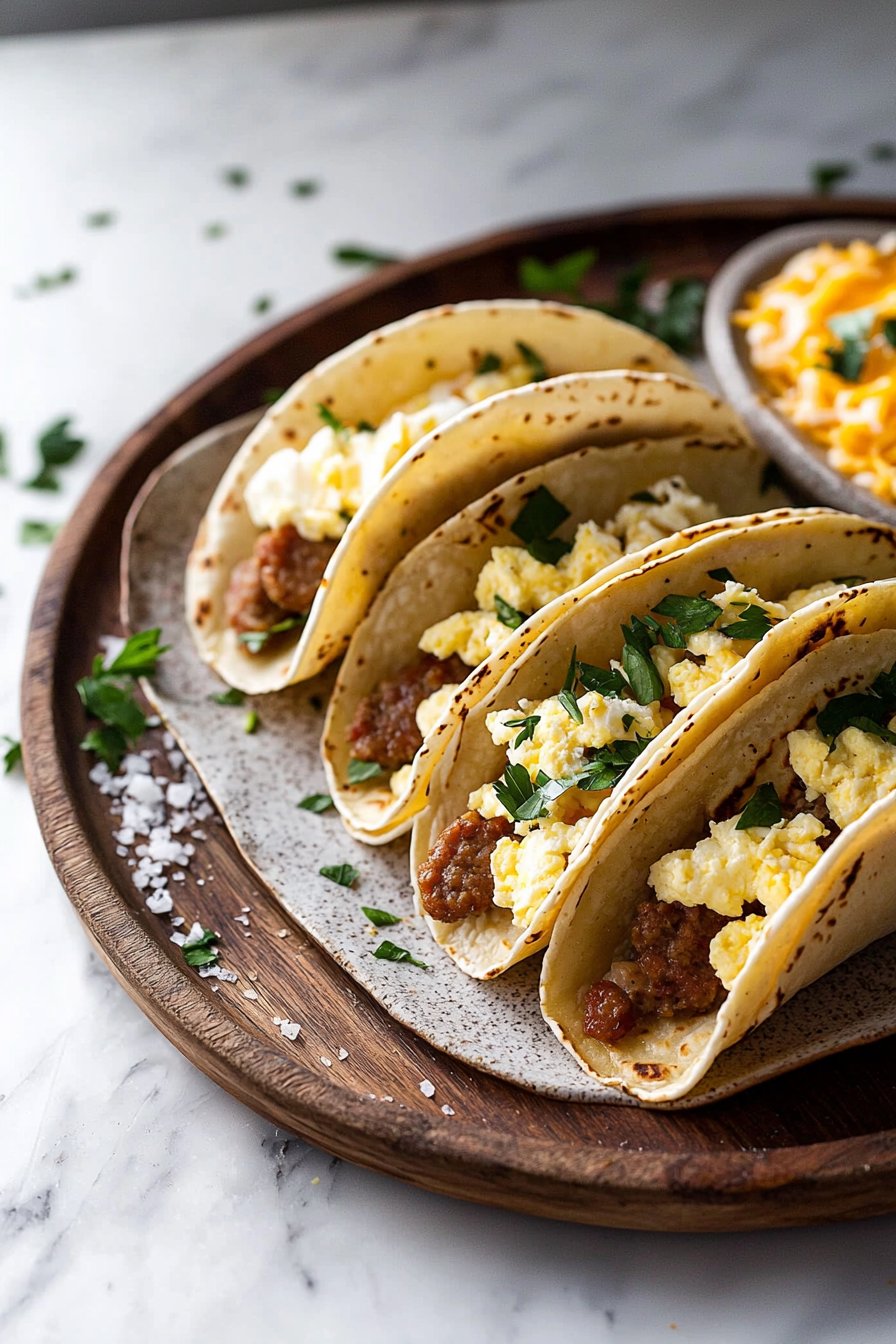 Breakfast Pancake Tacos