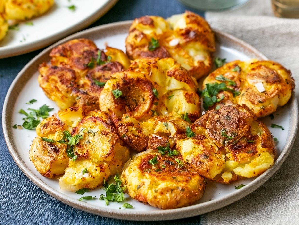Z smashed Potatoes im Air Fryer