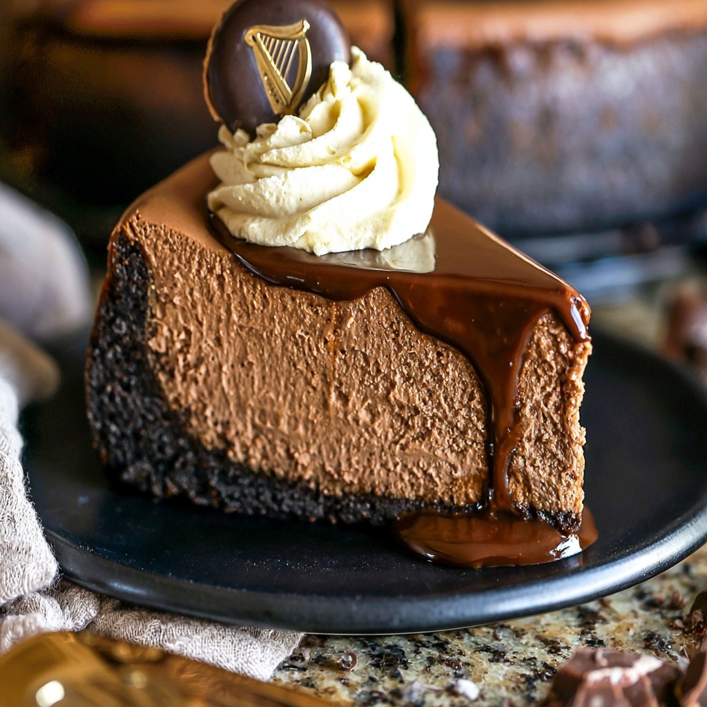 Guinness Chocolate Cheesecake