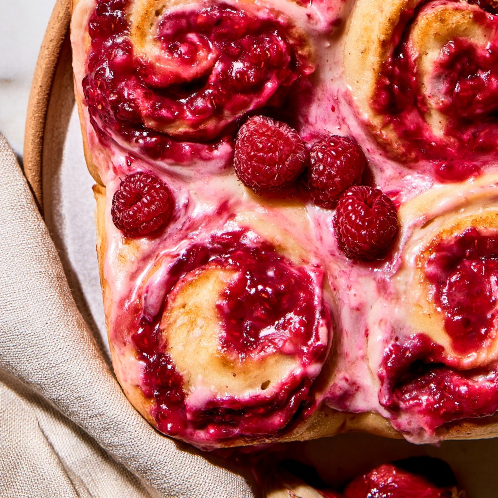 Lemon Raspberry Rolls