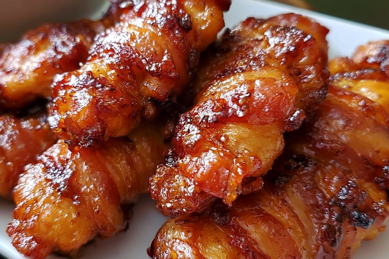 Bacon Brown Sugar Chicken Tenders Easy Homemade Dinner