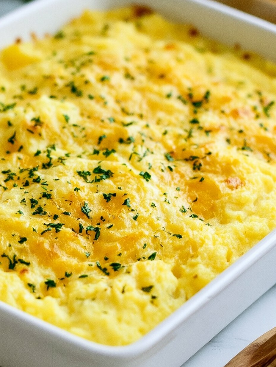 Purés de Papa con Ajo y Queso
