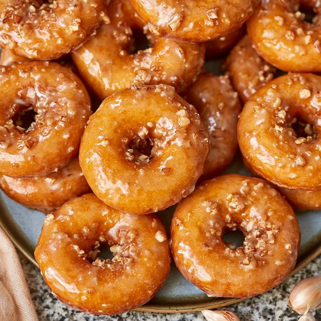 Bakery-Style Maple Glazed Yeast Donuts