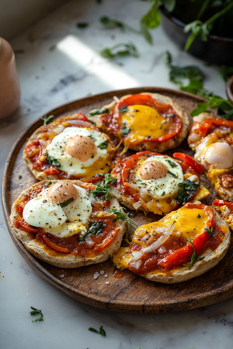English Muffin Breakfast Pizza