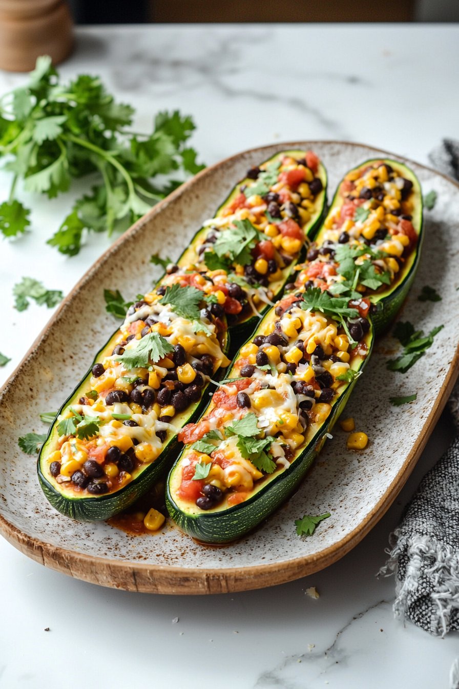 Mexican Zucchini Boats