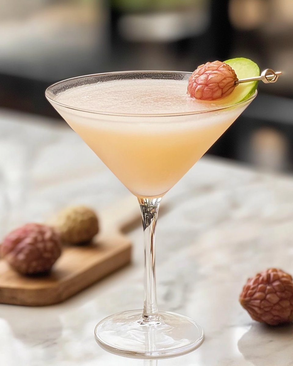 Lychee Martini Mocktail
