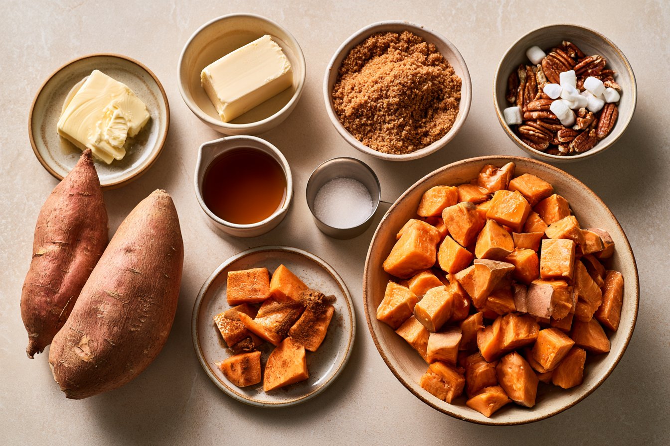 Best Candied Sweet Potatoes Recipe with Brown Sugar Glaze