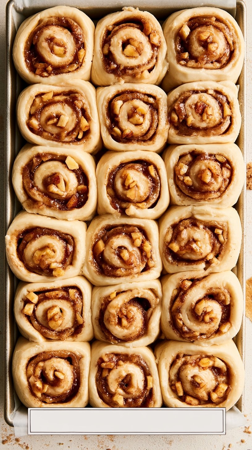Apple Pecan Cinnamon Rolls