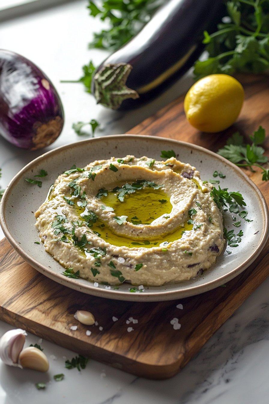 Baba Ganoush Without Tahini