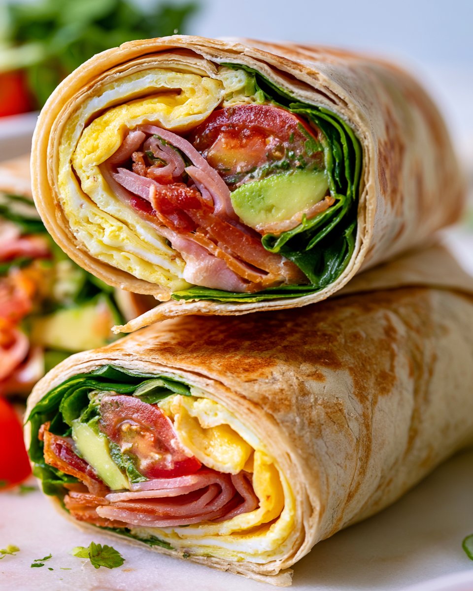 Protein Packed Breakfast Egg Wrap