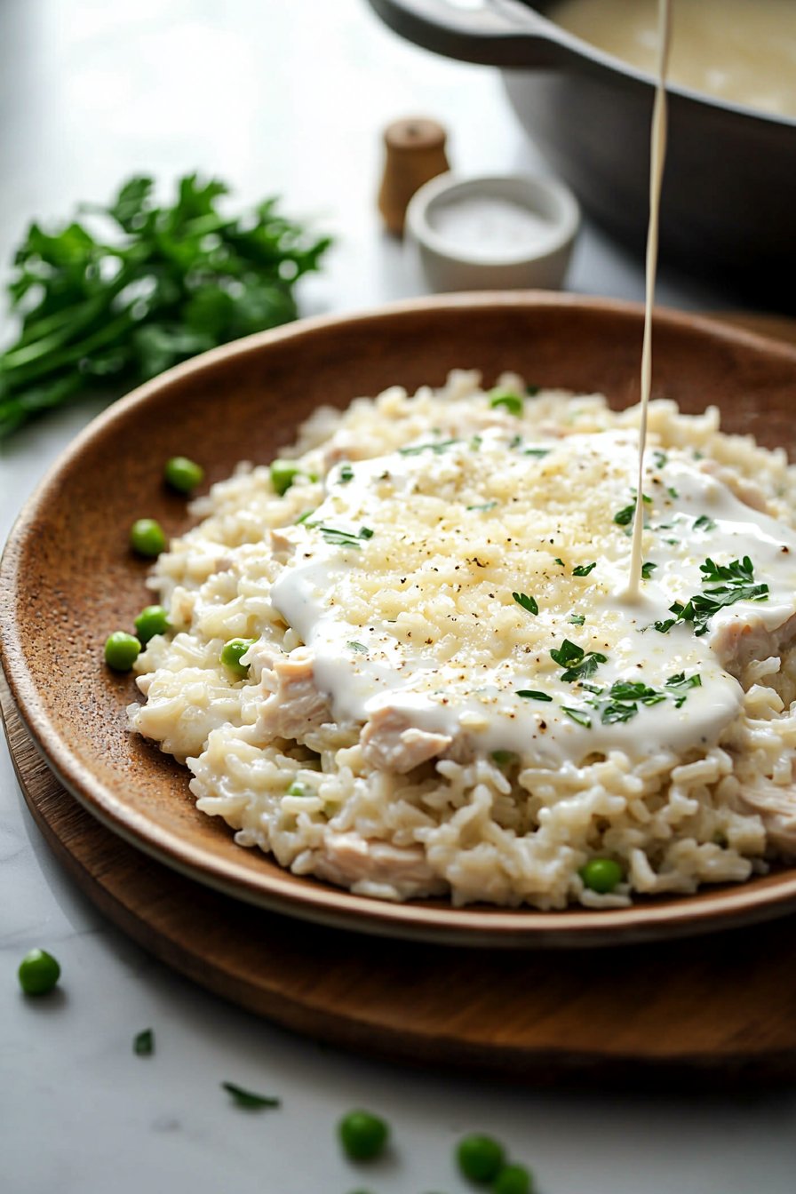 Creamy Parmesan One Pot Chicken and Rice