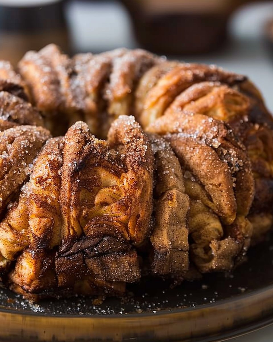 Cinnamon Sugar Pull Apart Bread