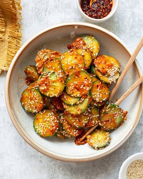 Spicy Peanut Cucumber