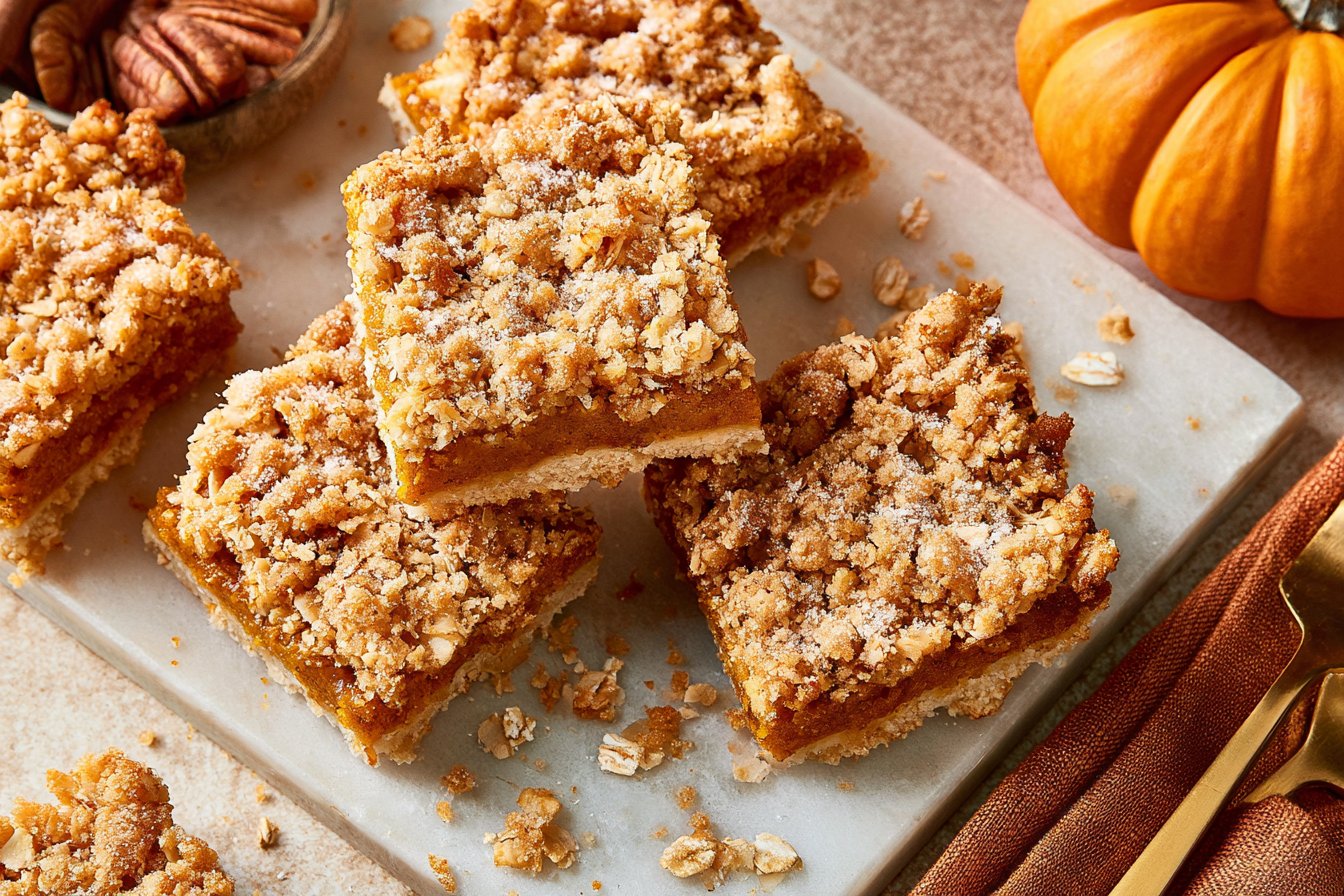 Pumpkin Oatmeal Bars