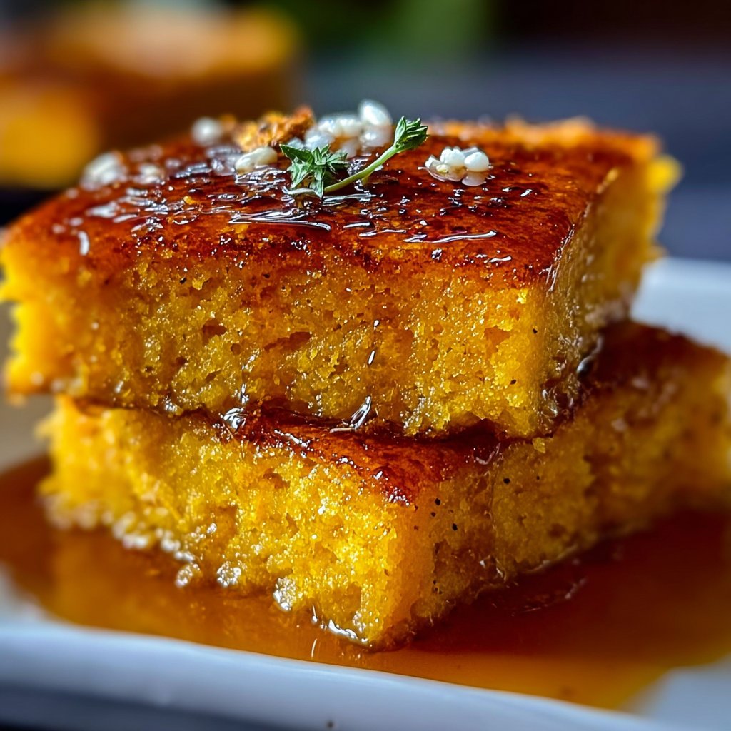 Irresistibly Sweet Honey Butter Sweet Potato Cornbread